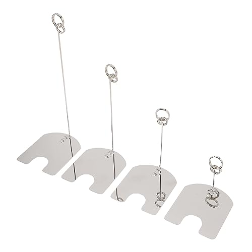 Gadpiparty 3 Sätze Tischkartenhalter Aus Metall Stabile Memo Clips Für Hochzeiten Partys Büro Und Dekoration Silbern Für Namenskarten Und Tischnummern 4 Stück * 3 von Gadpiparty