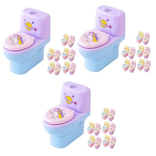 Gadpiparty 3 Sätze Tragbarer Kinderspitzer Bleistiftspitzer Briefpapier Stationery Fashion Pencil Sharpener Entzückende Handschärfer Kinderzubehör Plastik 12 Stücke * 3 von Gadpiparty