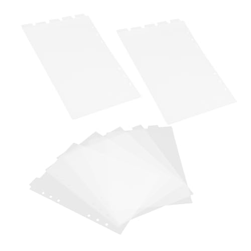 Gadpiparty 3 Sätze Transparent Notizbuch Trennblätter mit Löchern Material Abtrennungen für Ringordner und Notizblöcke Kategorien Erstellen für Büro und Zuhause Gadpiparty 3 Sätze Transparent Notizbuch Trennblätter mit Löchern Material Abtrennungen für Ringordner und Notizblöcke Kategorien Erstellen für Büro und Zuhause von Gadpiparty
