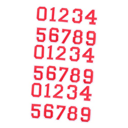 Gadpiparty 3 Sets Diy-sportnummernaufkleber: Aufklebbare Nummer – Fußballkleidungsaufkleber Zur Teamidentifikation Und Für Saisonale Updates von Gadpiparty
