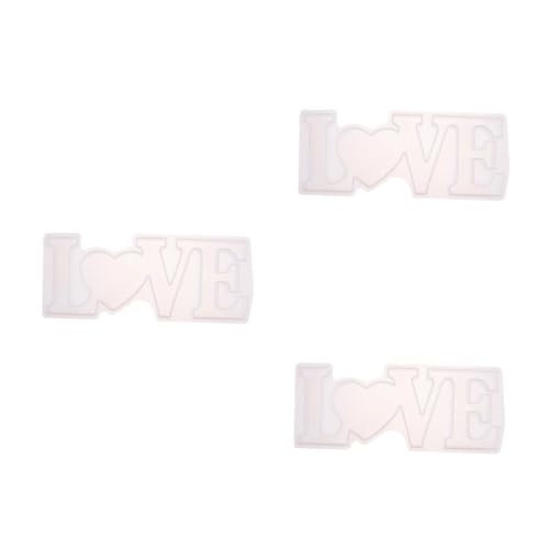 Gadpiparty 3 Stck. Diy Silikonform für Epoxidharz Ornamente Mold für Personalisierte Dekoration für Bastelprojekte und Ideen Einfache Anwendung und Glatte Entformung von Gadpiparty
