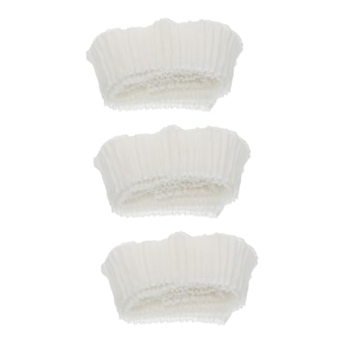 Gadpiparty 3 Stck. Weißes Plissee Spitzenband für Diy Bastelprojekte und Bekleidungszubehör Hochzeitsdekoration Hautfreundlich und Vielseitig Yards pro Packung von Gadpiparty