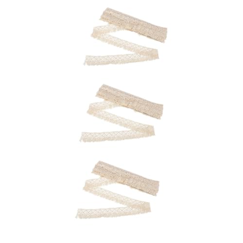 Gadpiparty 3 Stück 10 Accessoires Mit Quastenspitze Kleidung Spitzendekoration Schnürsenkel Für Blumendekoration Nähen Blumen- Hochzeit Stoffspitze Randbesatz Mit Quasten Beige Baumwollfaden Gadpiparty 3 Stück 10 Accessoires Mit Quastenspitze Kleidung Spitzendekoration Schnürsenkel Für Blumendekoration Nähen Blumen- Hochzeit Stoffspitze Randbesatz Mit Quasten Beige Baumwollfaden von Gadpiparty