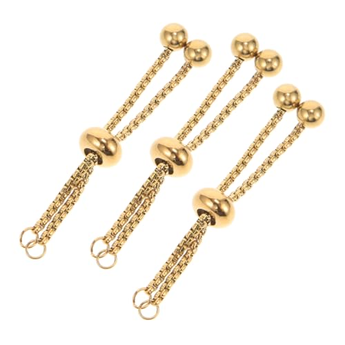 Gadpiparty 3 Stück Armbandverlängerung Lange Halskettenkette Kettenschmuck Kugelkette Hundetagkette Ketten Zur Herstellung Von Armbändern Charm-armband-kette Golden Rostfreier Stahl Gadpiparty 3 Stück Armbandverlängerung Lange Halskettenkette Kettenschmuck Kugelkette Hundetagkette Ketten Zur Herstellung Von Armbändern Charm-armband-kette Golden Rostfreier Stahl von Gadpiparty