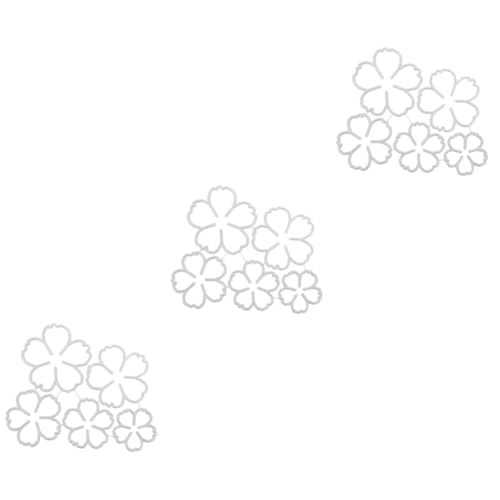 Gadpiparty 3 Stück Blumenmetallform Hochzeit gestanzter Rand Formen zur Albumherstellung Mini-Papierblumen-Stanzformen Prägung Prägestempelschnitte Rosenblumenmetallstempel Schnitte Eisen von Gadpiparty