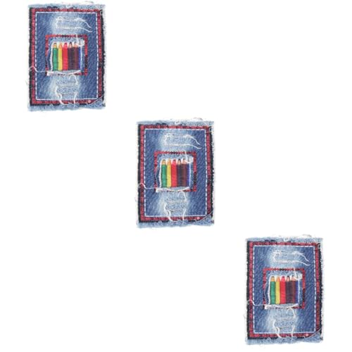 Gadpiparty 3 Stück DIY Jeans Patch Selbstklebender Stoffflicken für Kleidung Dekorativer Aufbügelflicken für Denim zum Reparieren von Hosen und Jacken Einzigartiges Design für Kreativen Style Gadpiparty 3 Stück DIY Jeans Patch Selbstklebender Stoffflicken für Kleidung Dekorativer Aufbügelflicken für Denim zum Reparieren von Hosen und Jacken Einzigartiges Design für Kreativen Style von Gadpiparty