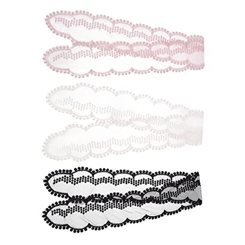 Gadpiparty 3 Stück Diy Haarschmuck Teiliges Haarclip Material mit Spitzenbändern für Bastelprojekte für Hochzeiten Partys und Persönliche Accessoires von Gadpiparty