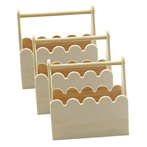 Gadpiparty 3 Stück Diy Holz Körbchen Unvollendete Handkörbe für Malspielzeug Fantasie und Kreativität Sicheres Holzmaterial für Bastelprojekte Gadpiparty 3 Stück Diy Holz Körbchen Unvollendete Handkörbe für Malspielzeug Fantasie und Kreativität Sicheres Holzmaterial für Bastelprojekte von Gadpiparty