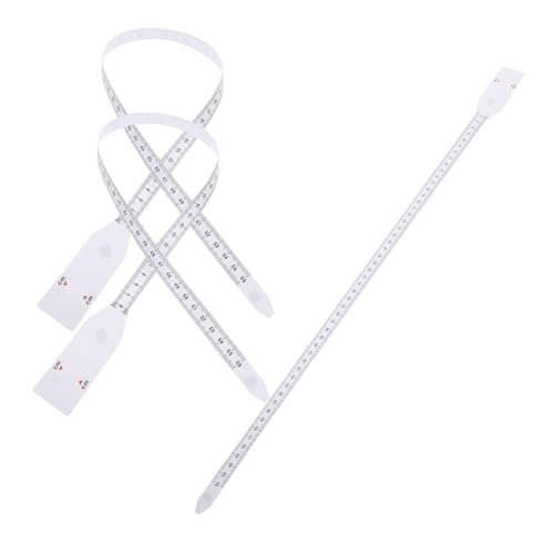 Gadpiparty 3 Stück Einziehbares Maßband für Schneiderarbeiten Flexibles und Tragbares Messwerkzeug für Kopf und Armumfang Langlebig und Präzise für Nähprojekte und DIY Zufällige Farbe von Gadpiparty