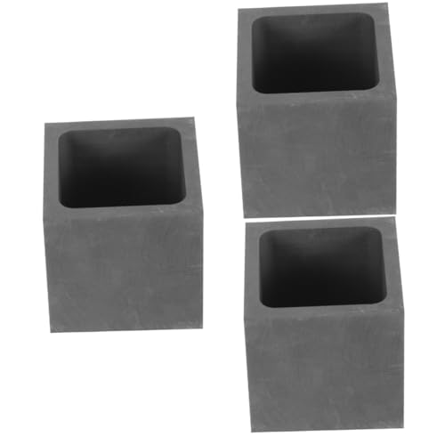 Gadpiparty 3 Stück Graphit Ingot Sterben Schmelzen Barfenformen Werkzeug Gießformen Aus Schmelzendes Gussgold Graphit -gussformen Und Silber Veredeln Black Gadpiparty 3 Stück Graphit Ingot Sterben Schmelzen Barfenformen Werkzeug Gießformen Aus Schmelzendes Gussgold Graphit -gussformen Und Silber Veredeln Black von Gadpiparty