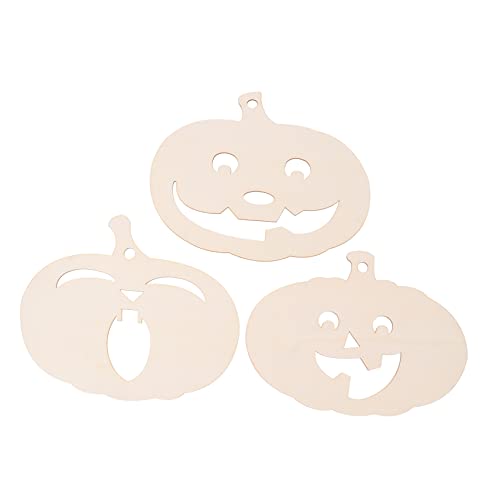 Gadpiparty 3 Stück Halloween Kürbis Holzplatten zum Malen Unlackierte DIY Bastelmaterialien für Kreative Herbstdekoration und Kunstwerke Gadpiparty 3 Stück Halloween Kürbis Holzplatten zum Malen Unlackierte DIY Bastelmaterialien für Kreative Herbstdekoration und Kunstwerke von Gadpiparty