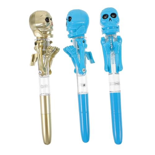 Gadpiparty 3 Stück Halloween Kugelschreiber mit Leuchtfunktion Kreative Schreibutensilien für Party Accessoires Zufällige Designs für Schüler Zufällige Farbe Zufällige Farbe Gadpiparty 3 Stück Halloween Kugelschreiber mit Leuchtfunktion Kreative Schreibutensilien für Party Accessoires Zufällige Designs für Schüler Zufällige Farbe Zufällige Farbe von Gadpiparty