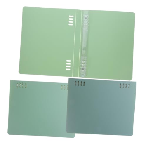 Gadpiparty 3 Stück Loseblatt-bucheinband Loseblattordner Liniertes Notizbuch Drei Notizblock Flexibler Binder Softcover-ordner Ordnerhüllen Einband Für Loseblatt-notizbücher Hefteinband Pp von Gadpiparty