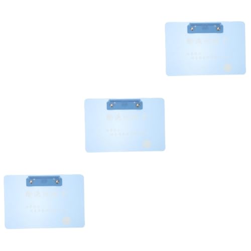 Gadpiparty 3 Stück Multifunktionales Clipboard aus PP Stabil und Langlebig Praktische Schreibunterlage für Pflegepersonal im Format für Infusionsdokumentation und Notizen Gadpiparty 3 Stück Multifunktionales Clipboard aus PP Stabil und Langlebig Praktische Schreibunterlage für Pflegepersonal im Format für Infusionsdokumentation und Notizen von Gadpiparty