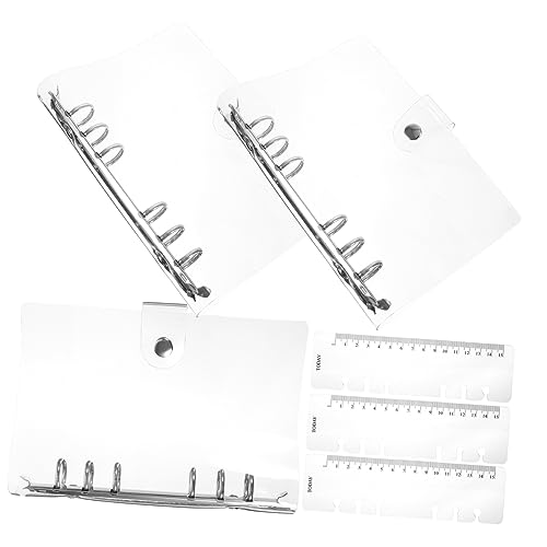 Gadpiparty 3 Stück Notebook Cover Teiliges Transparentes Ringbuch für Notizen Nachfüllbare Hülle Dokumentenorganizer Schutz für Lose Notizbücher Verarbeitung Sicherer Halt Gadpiparty 3 Stück Notebook Cover Teiliges Transparentes Ringbuch für Notizen Nachfüllbare Hülle Dokumentenorganizer Schutz für Lose Notizbücher Verarbeitung Sicherer Halt von Gadpiparty