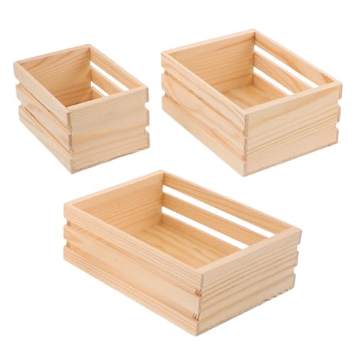 Gadpiparty 3 Stück Rustikale Aufbewahrungsboxen für Puppenhäuser und Schatzdisplay Unlackierte Mini Holzkisten für Kreative Diy Projekte und Stilvolle Deko Gadpiparty 3 Stück Rustikale Aufbewahrungsboxen für Puppenhäuser und Schatzdisplay Unlackierte Mini Holzkisten für Kreative Diy Projekte und Stilvolle Deko von Gadpiparty