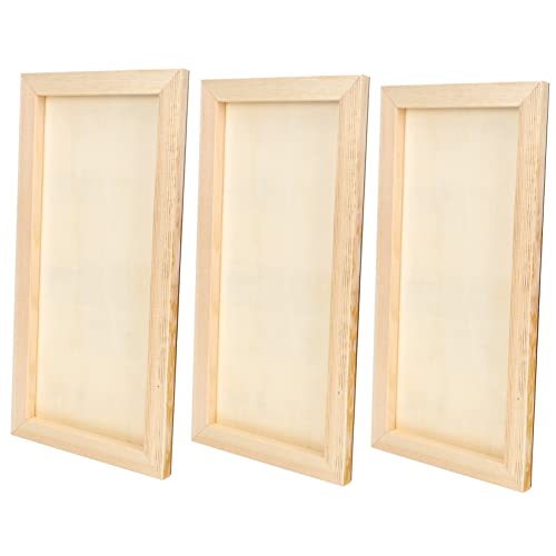 Gadpiparty 3 Stück Teiliges Diy Bilderrahmen Holz für Leichte Tonmalerei für Kreative Bastelprojekte für Schule und Zuhause Gadpiparty 3 Stück Teiliges Diy Bilderrahmen Holz für Leichte Tonmalerei für Kreative Bastelprojekte für Schule und Zuhause von Gadpiparty