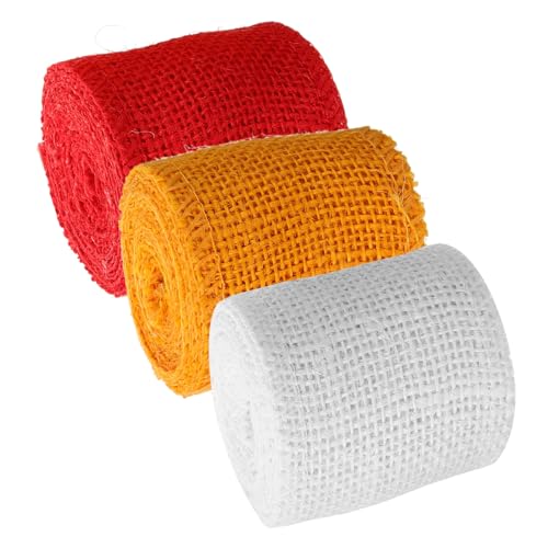Gadpiparty 3 Stück Teiliges Juteband Rot Weiß und Natur Robustes Diy Sackleinen Band für Rustikale Hochzeitsdekoration Geschenkverpackung Basteln und Kreative Handwerksprojekte Gadpiparty 3 Stück Teiliges Juteband Rot Weiß und Natur Robustes Diy Sackleinen Band für Rustikale Hochzeitsdekoration Geschenkverpackung Basteln und Kreative Handwerksprojekte von Gadpiparty