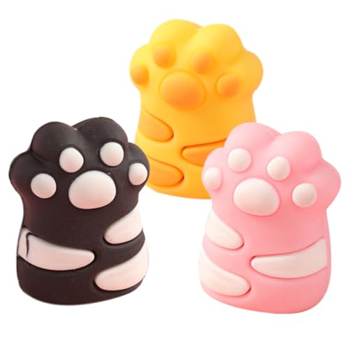 Gadpiparty 3 Stück Teiliges Kawaii Anspitzer für Handantrieb Cartoon Anspitzer für Schule und Büro von Gadpiparty