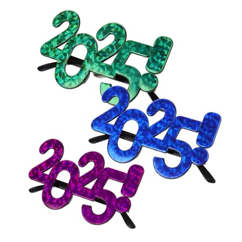 Gadpiparty 3 Stück Teiliges Partybrillen Lustige Foto Requisiten für Neujahrsfeier Dekorative Brillen mit Kreativem Zahlen Design für Festival Fotoprops und Themenpartys Gadpiparty 3 Stück Teiliges Partybrillen Lustige Foto Requisiten für Neujahrsfeier Dekorative Brillen mit Kreativem Zahlen Design für Festival Fotoprops und Themenpartys von Gadpiparty