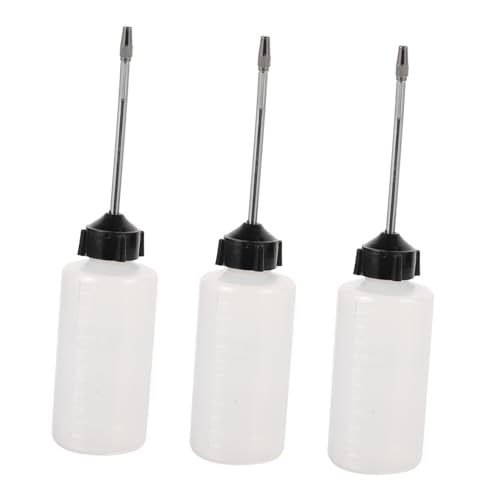 Gadpiparty 3 Stück Teiliges Set Nähmaschinen Öler mit Langem Auslauf Leere Ölflasche für Industrielle Nähmaschinen Einfach zu Verwenden Halten Langlebig und Praktisch Geeignet für Heimwerker von Gadpiparty