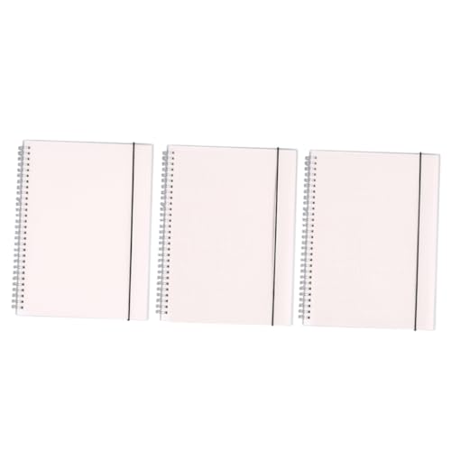 Gadpiparty 3 Stück Teiliges Spiralnotizbuch Mattierte Transparente Abdeckung Blanko Liniert und Kariert Tragbares Tagebuch für Reise Schule und Alltag Vielseitig als Notizblock und Journal Gadpiparty 3 Stück Teiliges Spiralnotizbuch Mattierte Transparente Abdeckung Blanko Liniert und Kariert Tragbares Tagebuch für Reise Schule und Alltag Vielseitig als Notizblock und Journal von Gadpiparty
