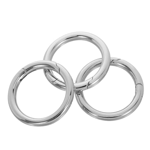 Gadpiparty 3 Stück Teiliges Spring Ring Verschlüsse Runde Schlüsselanhänger Clips für DIY Taschen Schmuckherstellung Sichere Polierte Verbindung für Vielseitige Anwendungen Gadpiparty 3 Stück Teiliges Spring Ring Verschlüsse Runde Schlüsselanhänger Clips für DIY Taschen Schmuckherstellung Sichere Polierte Verbindung für Vielseitige Anwendungen von Gadpiparty