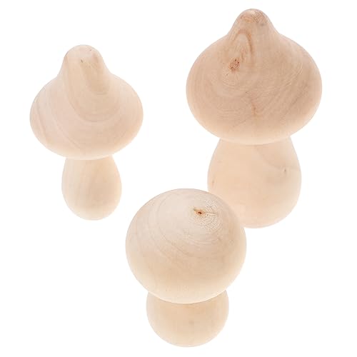 Gadpiparty 3 Stück Unbemalte Holzpilze Holzfiguren für Diy Projekte Naturholz für Bastelarbeiten für Dekoration für Feste und Anlässe Gadpiparty 3 Stück Unbemalte Holzpilze Holzfiguren für Diy Projekte Naturholz für Bastelarbeiten für Dekoration für Feste und Anlässe von Gadpiparty