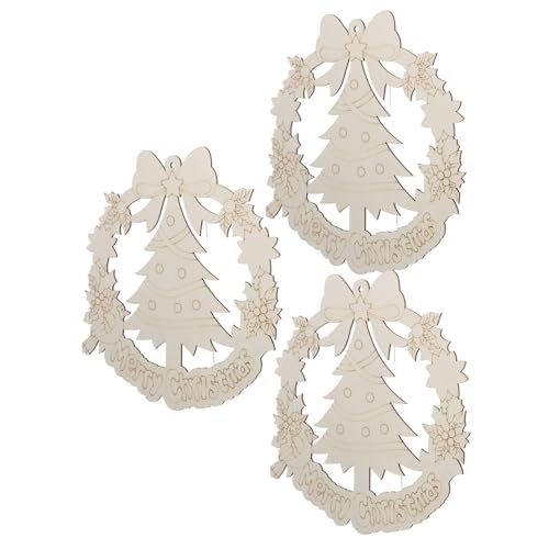 Gadpiparty 3 Stück Weihnachtskranz Holzscheiben Weihnachts Holzscheiben Unbearbeitetes Holz Weihnachtsausschnitt Weihnachtsbastel Verzierung DIY Malerei Basteln Baumausschnitte Gadpiparty 3 Stück Weihnachtskranz Holzscheiben Weihnachts Holzscheiben Unbearbeitetes Holz Weihnachtsausschnitt Weihnachtsbastel Verzierung DIY Malerei Basteln Baumausschnitte von Gadpiparty
