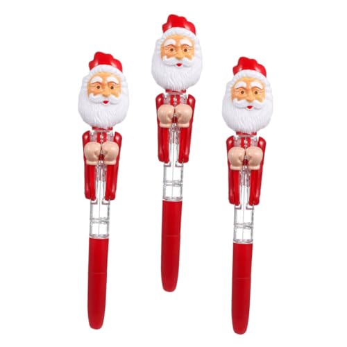 Gadpiparty 3 Stück Weihnachtskugelschreiber mit Led-licht Santa Claus Boxing Pen Kreative Geschenkidee für Interaktives Schreibspielzeug Glühende Kugelschreiber für Weihnachtsfeiern und Büro Gadpiparty 3 Stück Weihnachtskugelschreiber mit Led-licht Santa Claus Boxing Pen Kreative Geschenkidee für Interaktives Schreibspielzeug Glühende Kugelschreiber für Weihnachtsfeiern und Büro von Gadpiparty