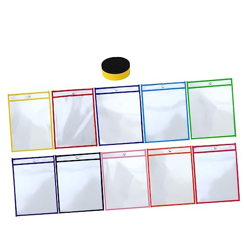 Gadpiparty 3 Stück Wiederverwendbare Pet Dokumententaschen Transparente Trockene Löschen Beutel Teiliges Beutel Schwamm für Effektives Lernen und Organisation Gadpiparty 3 Stück Wiederverwendbare Pet Dokumententaschen Transparente Trockene Löschen Beutel Teiliges Beutel Schwamm für Effektives Lernen und Organisation von Gadpiparty