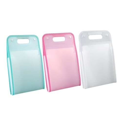 Gadpiparty 3 Teilige Ordner Aufbewahrungstasche Büro Datei Organizer Halter Organizer Multifunktions Dateiordner Dokumenten Aufbewahrungstasche Akkordeon Datei Organizer Fächermappe von Gadpiparty