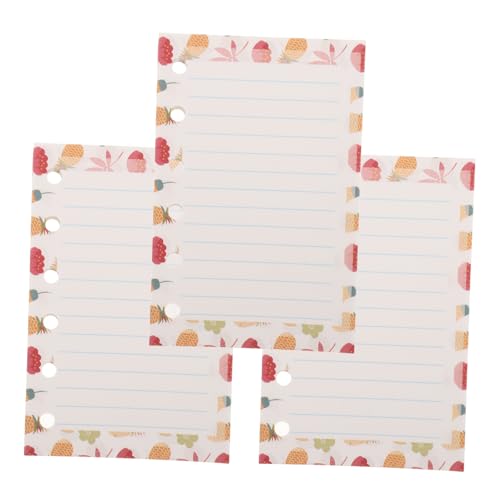 Gadpiparty 3 Teiliges Liniert Nachfüllpapier mit Löchern Farbiges Ringbucheinlagen Kreatives Loose Leaf Papier für Schule Büro und Heimorganisation Gadpiparty 3 Teiliges Liniert Nachfüllpapier mit Löchern Farbiges Ringbucheinlagen Kreatives Loose Leaf Papier für Schule Büro und Heimorganisation von Gadpiparty