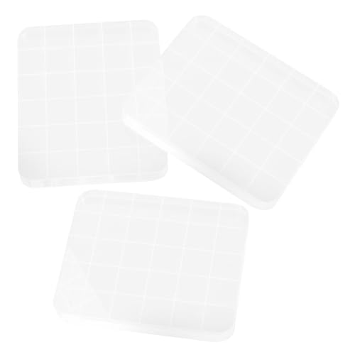 Gadpiparty 3-teiliges Acryl-Stempelblock-Set mit transparenten Stempelwerkzeugen und Gitterlinien, rechteckig, für Scrapbooking, Basteln, Kartenherstellung, 6 x 5 cm Gadpiparty 3-teiliges Acryl-Stempelblock-Set mit transparenten Stempelwerkzeugen und Gitterlinien, rechteckig, für Scrapbooking, Basteln, Kartenherstellung, 6 x 5 cm von Gadpiparty