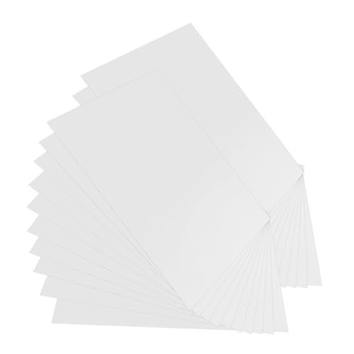 Gadpiparty 30 Blatt Druckerpapier vinyl aufkleber Aufkleberpapier Aufkleberetiketten für Drucker transparentes Papier Etikettenaufkleber bedruckbar bedruckbares Vinyl Silikon-Gummi pp Weiß von Gadpiparty