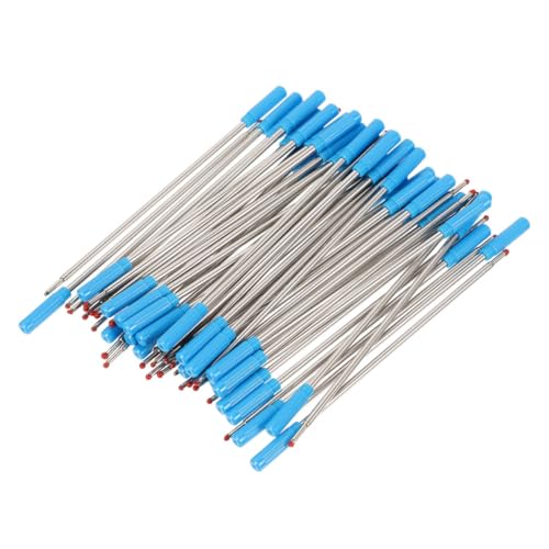 Gadpiparty 30 Stück Blaue Kugelschreiber Nachfüllungen für Kugelschreiber Ergonomische Stiftminen für Notizen Zeichnungen und Handarbeiten Zuverlässig und Bequem zu Tragen von Gadpiparty