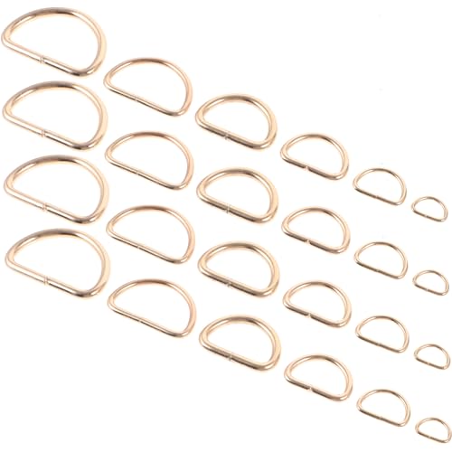Gadpiparty 30 Stück D Ringe Schlüsselanhänger Clips Metall Vielseitige Schlüsselringe für Diy Bastelarbeiten für Lederprojekte Gadpiparty 30 Stück D Ringe Schlüsselanhänger Clips Metall Vielseitige Schlüsselringe für Diy Bastelarbeiten für Lederprojekte von Gadpiparty