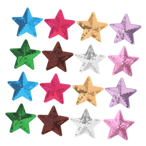 Gadpiparty 30 Stück Glitzernde Stern Pailletten Aufbügel-patches für Jeans Kleidung Leicht Anzubringen Strapazierfähige Vielseitig zum Reparieren und Verzieren für DIY Modeprojekte Gadpiparty 30 Stück Glitzernde Stern Pailletten Aufbügel-patches für Jeans Kleidung Leicht Anzubringen Strapazierfähige Vielseitig zum Reparieren und Verzieren für DIY Modeprojekte von Gadpiparty