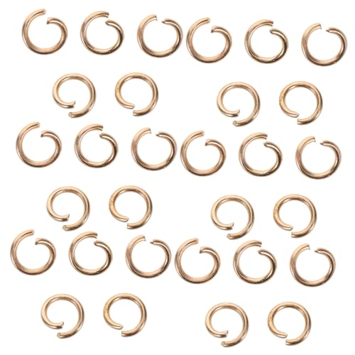 Gadpiparty 30 Stück Kettenglied Hochleistungsverbindungsstecker Sprungringe Für Schmuckherstellung Verbindungsstecker Aus Metall Armband Machen Biegering Kette Biegering Eisen Golden von Gadpiparty