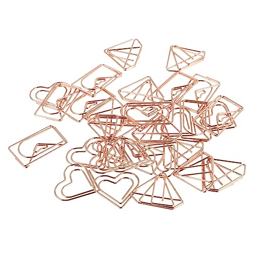 Gadpiparty 30 Stück Metall Papierclips und Umschlag Design Bunte Dekorative Büroklammern für Schule Dokumente und Kreative Projekte Gadpiparty 30 Stück Metall Papierclips und Umschlag Design Bunte Dekorative Büroklammern für Schule Dokumente und Kreative Projekte von Gadpiparty