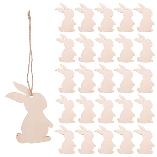 Gadpiparty 30 Stück Osterornamente Aus Holz Zum Bemalen Blanko Unvollendete Kaninchenausschnitte Aus Holz Zum Bemalen Für Kinder Und Erwachsene Für Ostern Osterdekorationen Gadpiparty 30 Stück Osterornamente Aus Holz Zum Bemalen Blanko Unvollendete Kaninchenausschnitte Aus Holz Zum Bemalen Für Kinder Und Erwachsene Für Ostern Osterdekorationen von Gadpiparty