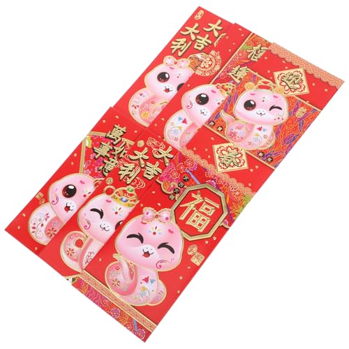 Gadpiparty 30 Stück Rote Umschlagtasche „Year of the Snake“. China Mond- roter umschlag neujahr heiraten Dekorationen rotes paket des neuen mondjahres Chinesische Umschläge für Geld Papier von Gadpiparty