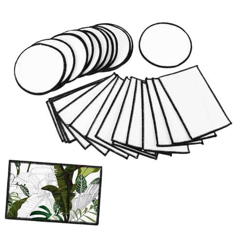Gadpiparty 30 Stück Selbstklebende Aufkleber Sublimationshut-Patches leere Patches zum Sticken Bügeln auf Flecken für Kleidung Bügelflicken für Kleidung Polyester Gadpiparty 30 Stück Selbstklebende Aufkleber Sublimationshut-Patches leere Patches zum Sticken Bügeln auf Flecken für Kleidung Bügelflicken für Kleidung Polyester von Gadpiparty
