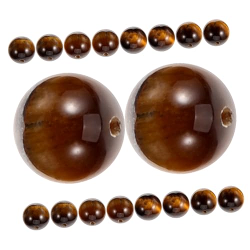 Gadpiparty 30 Stück Steinperlen Naturstein Perlen für Diy Schmuckherstellung Dekorative Abstandsperlen für Armbänder und Kreative Bastelprojekte von Gadpiparty