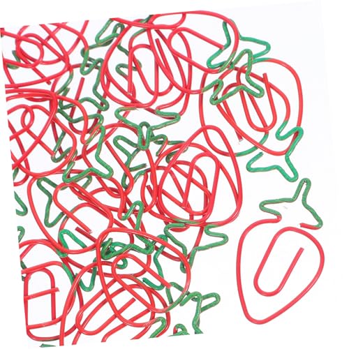 Gadpiparty 30 Stück Teiliges Bunte Erdbeer Büroklammern aus Metall Dekorative Paperclips für Schule Büro und Zuhause Rostfreie Langlebige und Lesezeichenklammern für Akten und Gadpiparty 30 Stück Teiliges Bunte Erdbeer Büroklammern aus Metall Dekorative Paperclips für Schule Büro und Zuhause Rostfreie Langlebige und Lesezeichenklammern für Akten und von Gadpiparty