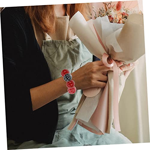 Gadpiparty 30 Stück Teiliges Halloween Holzperlen Bunt Gemustert mit Spinnennetzmotiv Diy Schmuckperlen für Armbänder und Bastelprojekte für Festivaldekoration und Kinderhandwerk von Gadpiparty