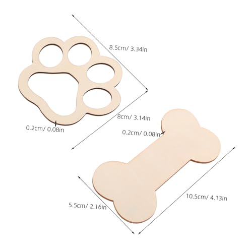 Gadpiparty 30 Stück Teiliges Holzornamente in Knochenform und Pfotenmotiv Naturbelassene Unbehandelte Holzanhänger für DIY Bastelprojekte Personalisierbare Hundeknochen und Pfoten Deko für Gadpiparty 30 Stück Teiliges Holzornamente in Knochenform und Pfotenmotiv Naturbelassene Unbehandelte Holzanhänger für DIY Bastelprojekte Personalisierbare Hundeknochen und Pfoten Deko für von Gadpiparty