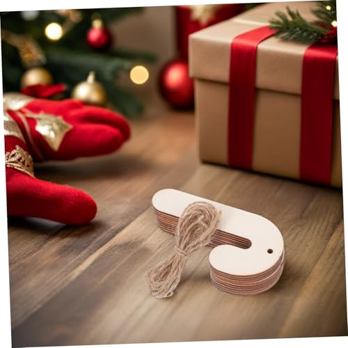 Gadpiparty 30 Stück Teiliges Unbemalte Holzanhänger Candy Cane Form Glatte Oberfläche Vielseitige Diy Weihnachtsdekoration zum Bemalen und Basteln für Erwachsene Gadpiparty 30 Stück Teiliges Unbemalte Holzanhänger Candy Cane Form Glatte Oberfläche Vielseitige Diy Weihnachtsdekoration zum Bemalen und Basteln für Erwachsene von Gadpiparty