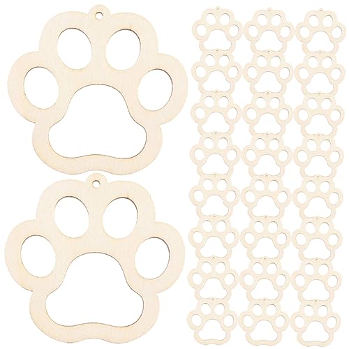 Gadpiparty 30 Stück Unlackierte Holz Pfotenform Rohlinge für Diy Projekte Leicht Bemalbare Holzplättchen Robuste Vielseitige Holzscheiben für Kreative Bastelideen Gadpiparty 30 Stück Unlackierte Holz Pfotenform Rohlinge für Diy Projekte Leicht Bemalbare Holzplättchen Robuste Vielseitige Holzscheiben für Kreative Bastelideen von Gadpiparty