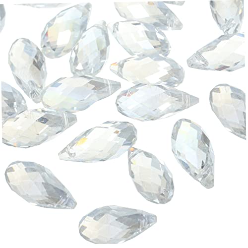 Gadpiparty 30 Stück Wassertröpfchen Glasperlen für Diy Schmuckherstellung Facettierte Kristallperlen für Armbänder und Haarschmuck zum Auffädeln Gadpiparty 30 Stück Wassertröpfchen Glasperlen für Diy Schmuckherstellung Facettierte Kristallperlen für Armbänder und Haarschmuck zum Auffädeln von Gadpiparty